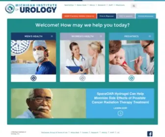 Michiganurology.com(Michigan Institute of Urology) Screenshot