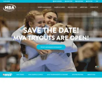 Michiganvolleyballacademy.com(Michigan Sports Academies (New Turf)) Screenshot