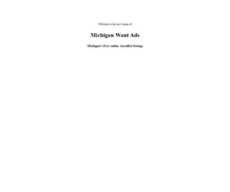 Michiganwantads.net(Michigan Want Ads) Screenshot