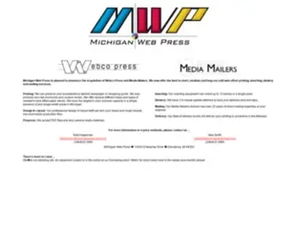 Michiganwebpress.com(Michigan Web Press) Screenshot
