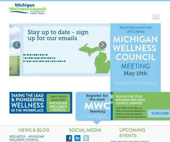 Michiganwellnesscouncil.org(Workplace Wellness Resources) Screenshot