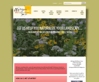 Michiganwildflowerfarm.com(Michigan Wildflower Farm) Screenshot