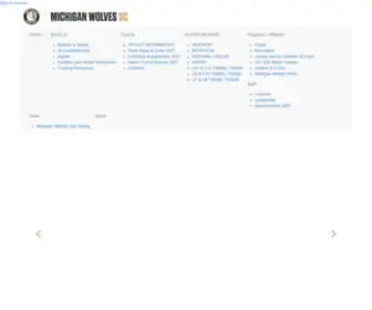 Michiganwolveshawks.com(Soccer Club) Screenshot