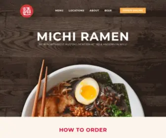 Michiramen.com(Michi Ramen) Screenshot