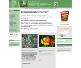 Michis-Tomatensamen.de(Tomatensamen günstig online bestellen) Screenshot