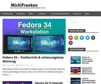 Michlfranken.de(Technik-Blog für Open Source, Cloud Computing, Nachhaltigkeit und Co) Screenshot