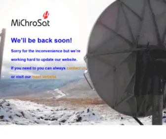 Michrosat.com(Site Maintenance) Screenshot