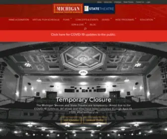 Michtheater.org(Michigan Theater) Screenshot