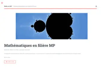 Mickaelprost.fr(Mathématiques en MP) Screenshot