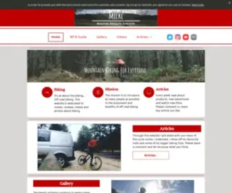 Mickc.co.uk(It's all about off road biking. This website) Screenshot