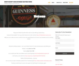 Mickeycassidys.com(Mickey Cassidy's Irish Restaurant and Public House www Site) Screenshot