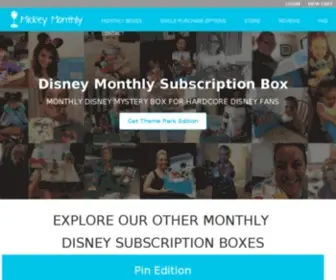 Mickeymonthly.com(Mickey Monthly) Screenshot