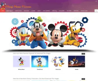 Mickeymousepictures.com(Mickey Mouse Pictures) Screenshot