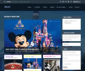 Mickeynews.com(Mickey News) Screenshot