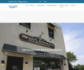 Mickeys-Automotive.com(Auto Repair in Sleepy Hollow NY) Screenshot