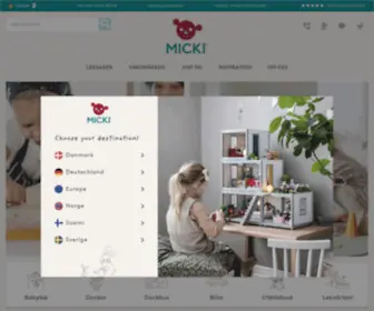 Mickileksaker.se(Köp leksaker online) Screenshot