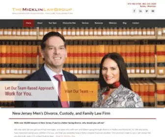 Micklinlawgroup.com(Family Law Firm Nutley & Montclair) Screenshot