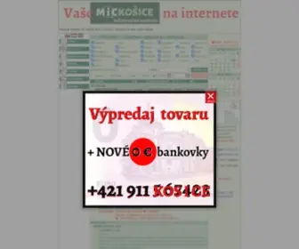 Mickosice.sk(MiC KOSICE) Screenshot