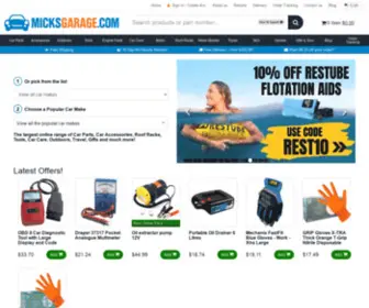 Micksgarage.co.uk(Car Parts and Car Accessories Online from The Car Parts Experts) Screenshot