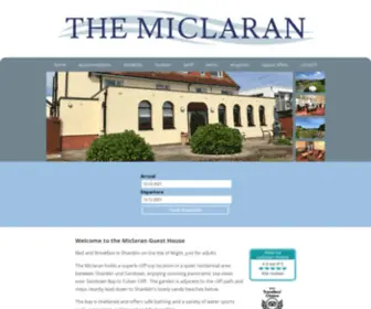 Miclaran.co.uk(The Miclaran Bed and Breakfast) Screenshot