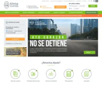 Miclinicauandes.cl(Clínica UANDES) Screenshot