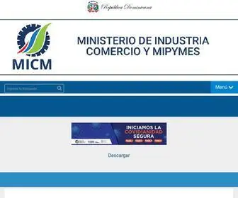 Micm.gob.do(Ministerio de Industria) Screenshot