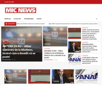 Micnews.ro(Dit domein kan te koop zijn) Screenshot