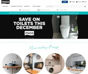Mico.co.nz(Bathroom, Plumbing, Laundry, Kitchen Supplies) Screenshot