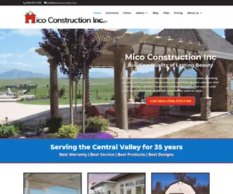 Micoconstruction.com(Mico Construction Inc) Screenshot