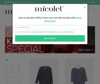 Micolet.co.uk(Buy online second) Screenshot