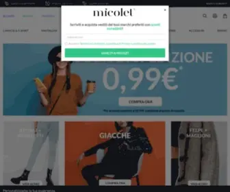 Micolet.it(Compra online abbigliamento donna usato su) Screenshot