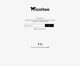 Micoltee.com(Micoltee Co) Screenshot