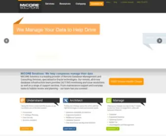 Micoresolutions.com(Oracle Specialist and Remote Database Management) Screenshot