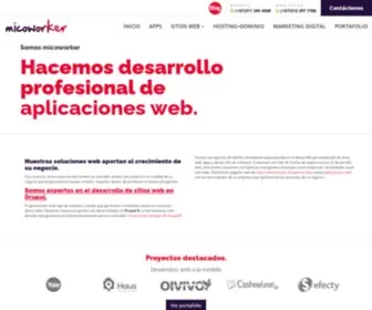 Micoworker.com(Creamos paginas web con WordPress o paginas web en Drupal Colombia) Screenshot