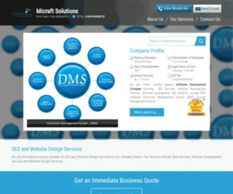 Micraftsolutions.com(Micraft Solutions) Screenshot