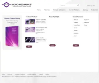 Micro-Mechanics.com(Perfect Parts & Tools) Screenshot