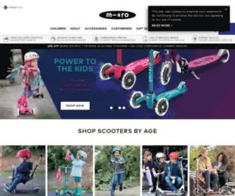 Micro-Scooters.co.uk(Micro Scooters) Screenshot