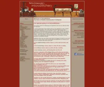 Micro-Stitchery.com(Bobbie Schoonmaker's) Screenshot