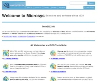 Micro-SYS.dk(SEO Crawler) Screenshot