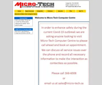 Micro-Tech.ca(Domain Registered with CanSpace) Screenshot