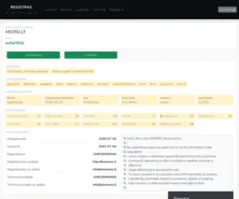 Micro.lt(Parduodamas domenas) Screenshot