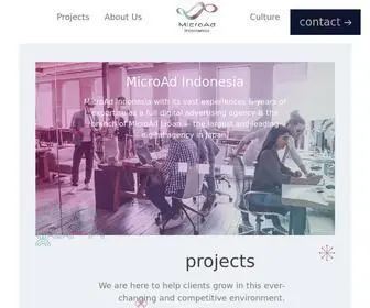 Microad.co.id(Digital Company in Jakarta) Screenshot