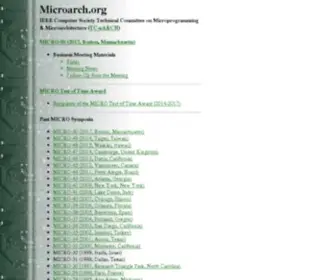 Microarch.org(MICRO) Screenshot