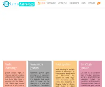 Microastrology.com(Free astrology services) Screenshot