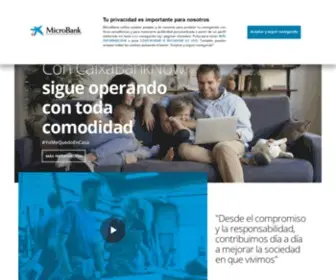 Microbanklacaixa.com(Banca) Screenshot