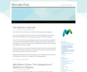 Microbepost.org(Microbe Post) Screenshot