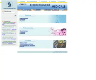 Microbes-Edu.org(SITE DE MICROBIOLOGIE MEDICALE) Screenshot