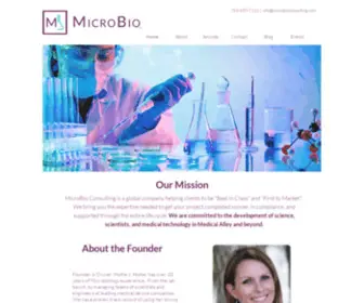 Microbioconsulting.com(MicroBio Consulting) Screenshot