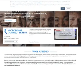 Microbiomeconnectskin-EU.com(Microbiome Connect) Screenshot