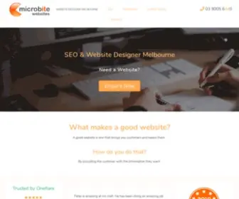 Microbite.com.au(SEO & Website Designer Melbourne) Screenshot